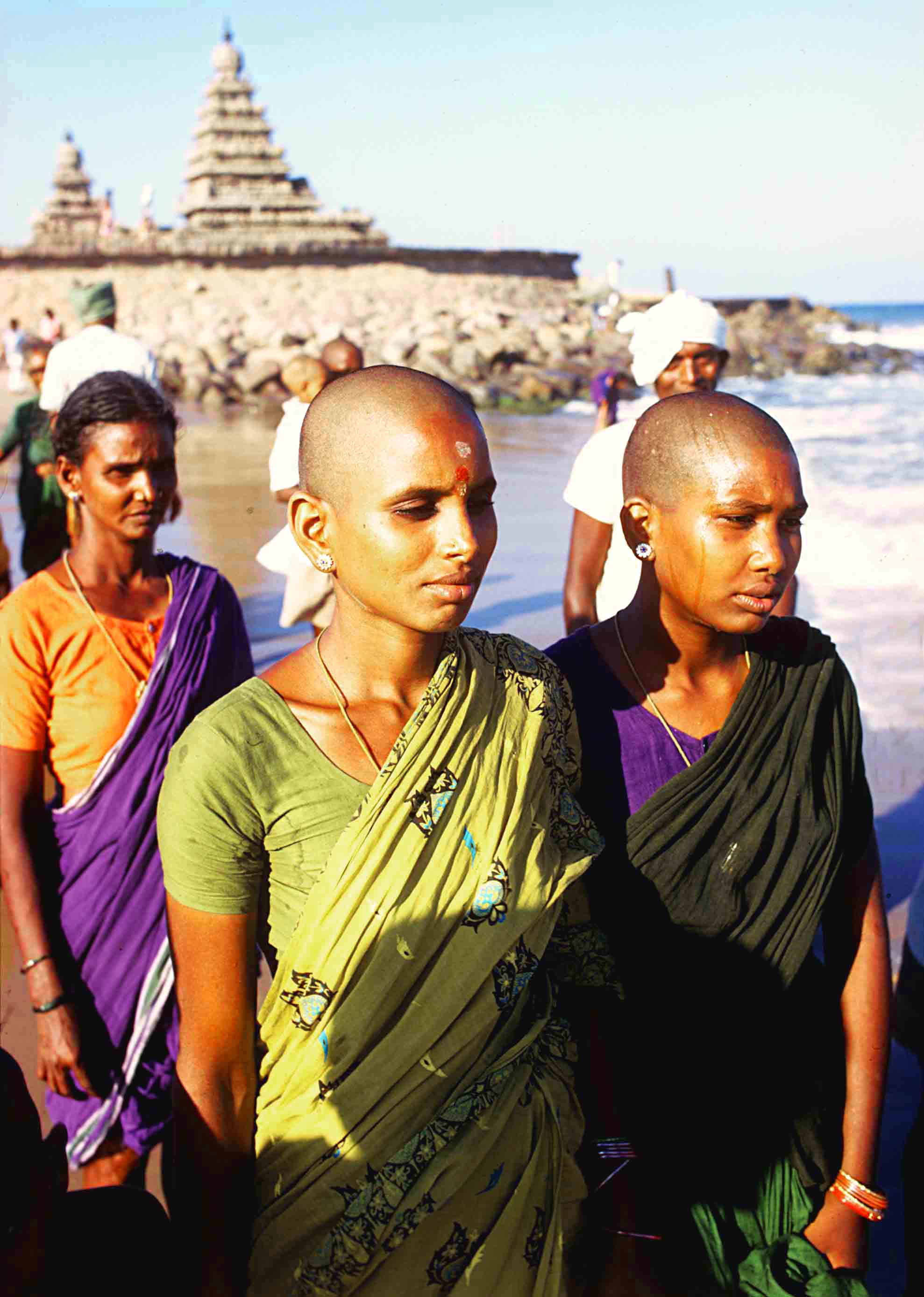 Här börjar Annas och Peters kärlekshistoria. Mahabalipuram. Indien. Peters bilder.
